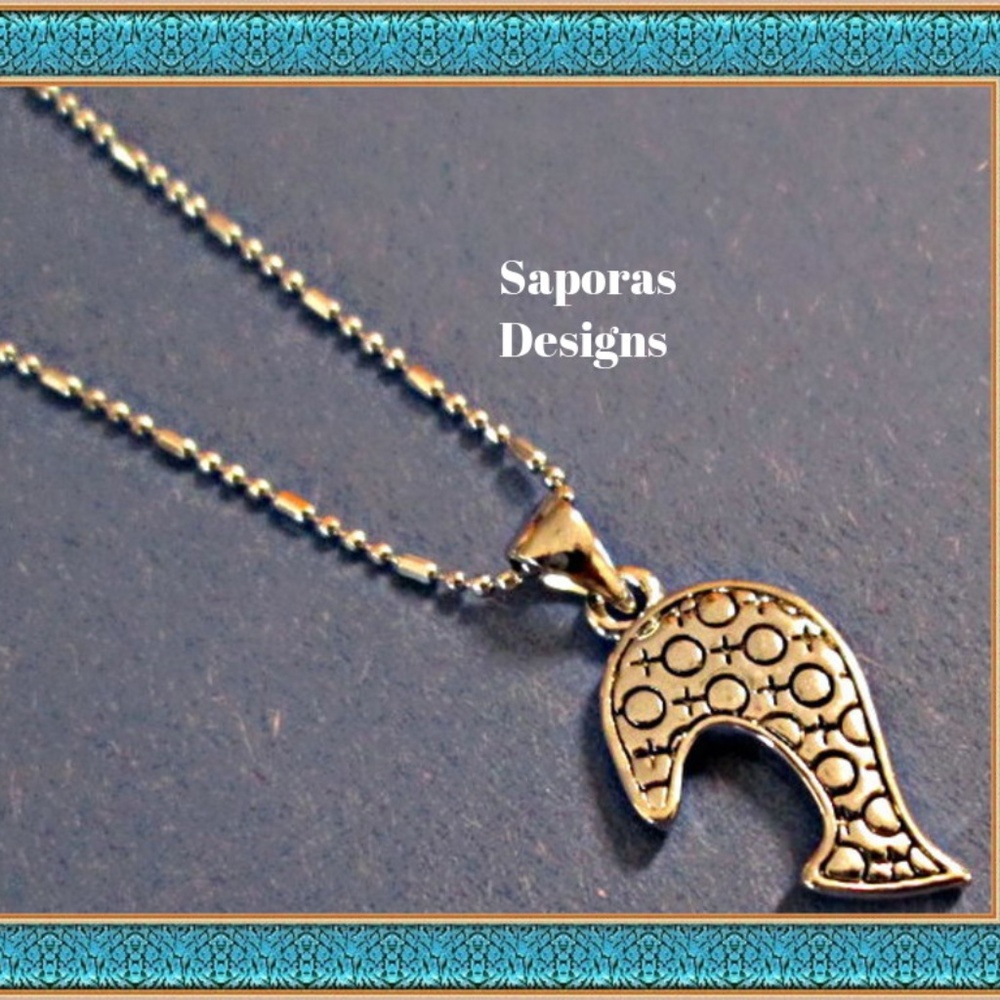 18KRP Half Heart Necklace For Her